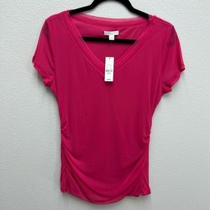 New York & Company NWT Medium vneck top - Pink